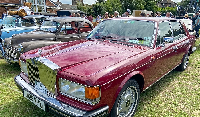 Rolls-Royce car on Audlem Playing Field (1)