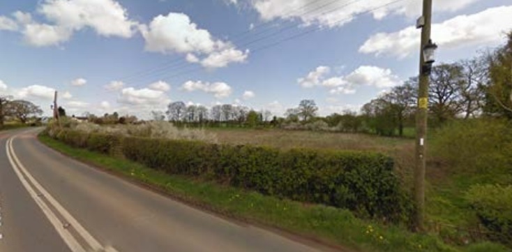 refusal - The development is proposed on land off Audlem Road (Google)
