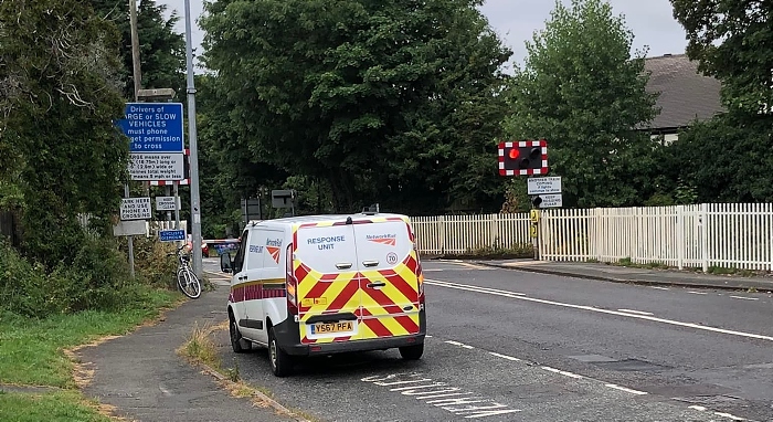 Road closed after damage caused to level crossing in Nantwich