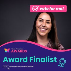 shortlisted - vote for me - rachel rodgers finalist