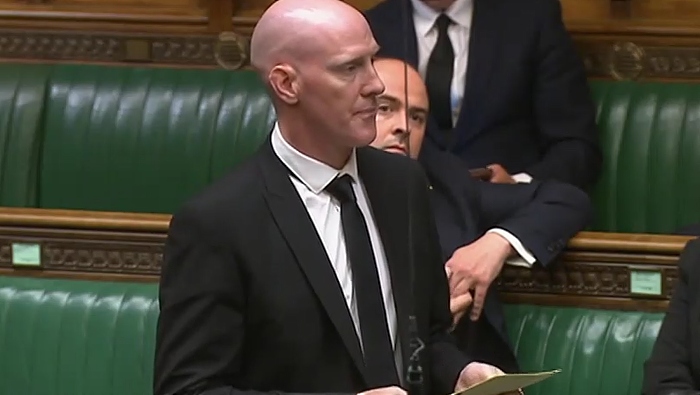 donations - Dr Kieran Mullan delivers Queen tribute in House of Commons