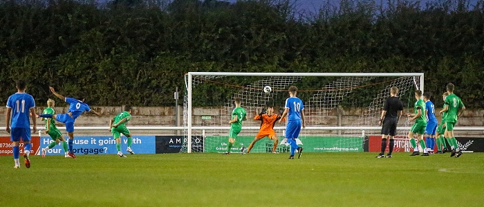 First-half - first Wythenshawe Amateurs goal (1)