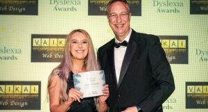Dyslexic mentor at Reaseheath College picks up award at glittering event