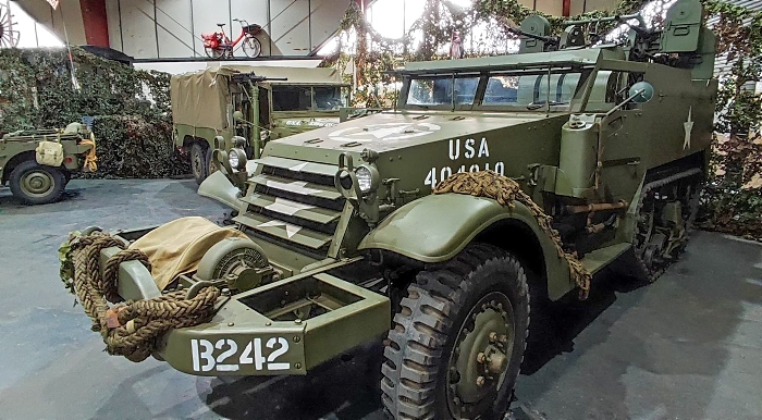 Some of the military vehicles on display in the Exhibition Hall (1)