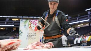 Former Reaseheath butcher represents GB in world challenge