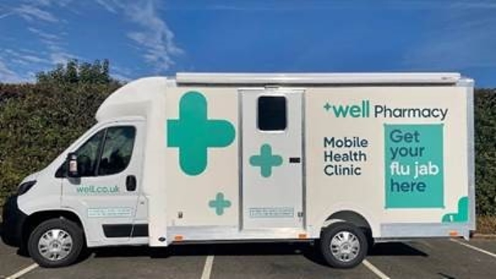 flu jabs - Mobile Health Bus - Well Pharmacy