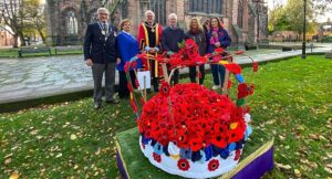 Stunning Poppy Crown unveiled to launches Nantwich Poppy Appeal