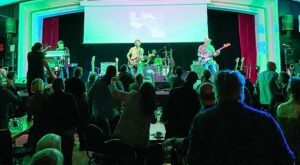 Multi-million record selling band Space perform at Nantwich festival