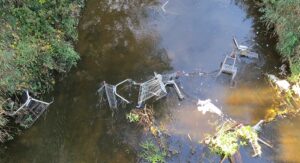 Anger over shopping trolleys dumped in River Weaver in Nantwich