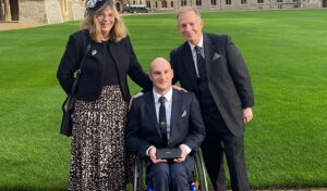 Nantwich para-athlete Andy Small collects MBE honour