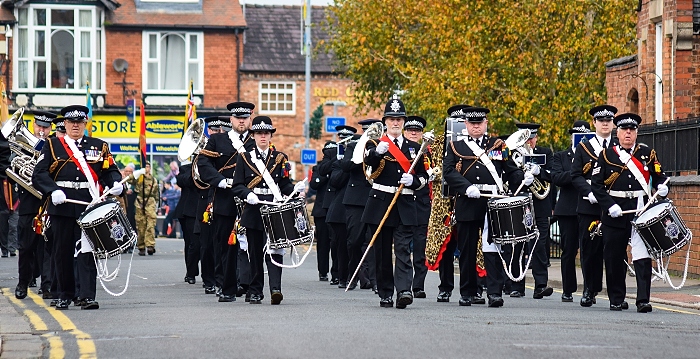 Cheshire Police band lead the parade (1)