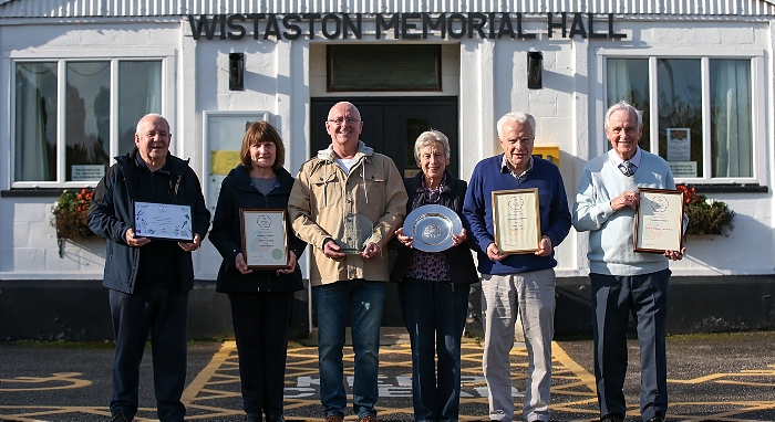 Group photo - all four awards - Wistaston in Bloom