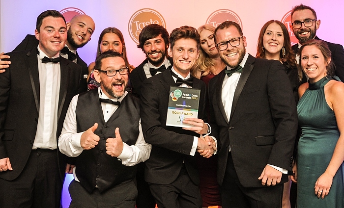 The Swan at Marbury team at the Taste Cheshire Food and Drink Awards 2022 (1)