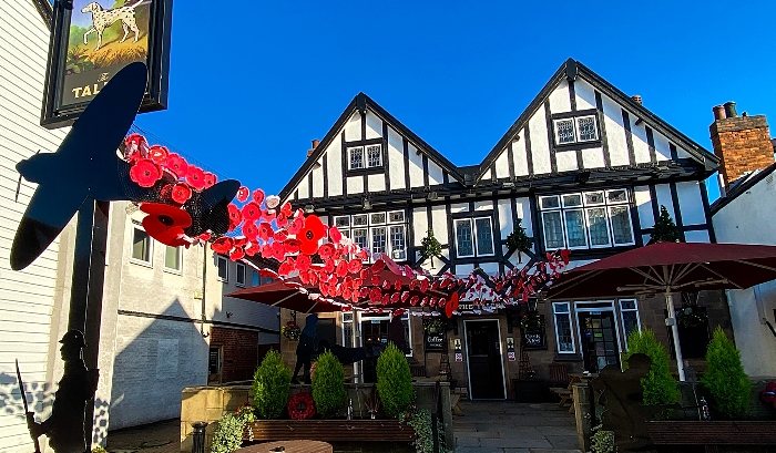 The Talbot on Oatmarket with silhouttes and poppies (1)