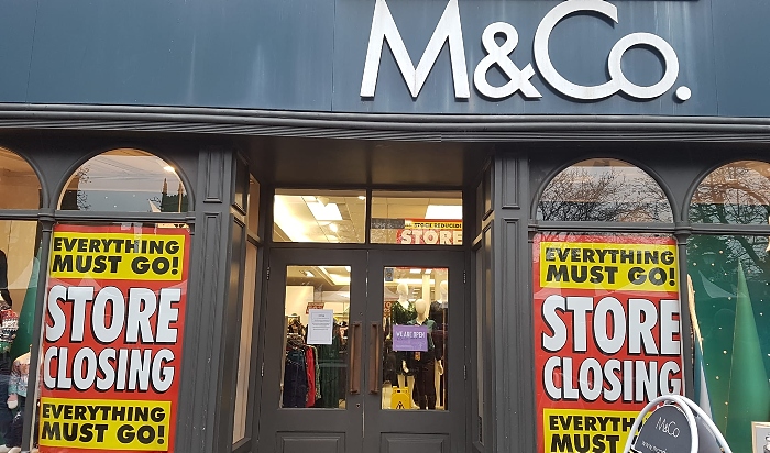 M&Co closing down sale