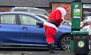 Even Santa Claus made to pay for parking in Nantwich!