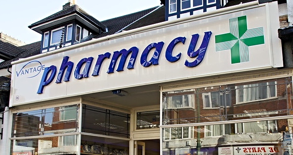 Pharmacy - pic by Alwyn Ladell under creative commons licence
