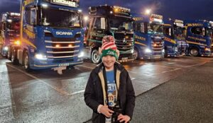 Truck-mad Shavington youngster raises £2,000 with charity calendar