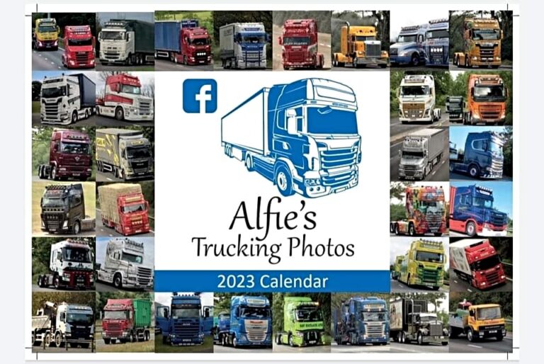 Alfie's trucking photos 2023 calendar Nantwich News