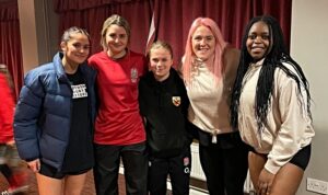 England Women’s rugby star trains with Crewe & Nantwich