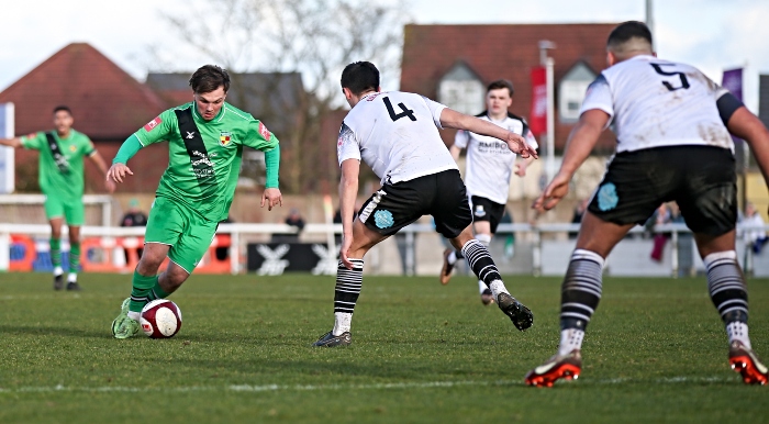 Second-half - Sean Cooke on the attack (1)