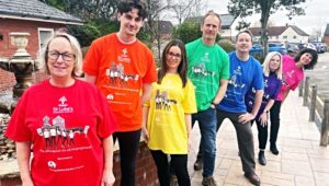 Rainbow theme for Hospice “Midnight Walk” in South Cheshire