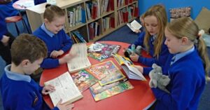 Stapeley Broad Lane Primary celebrates new library on World Book Day