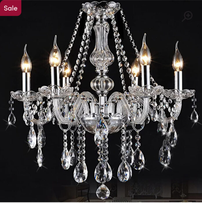 chandelier like this one stolen from Age UK in Nantwich