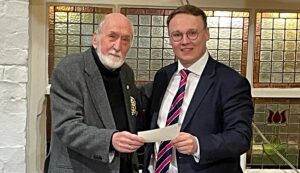 Nantwich Rotary makes vital donations to two charities