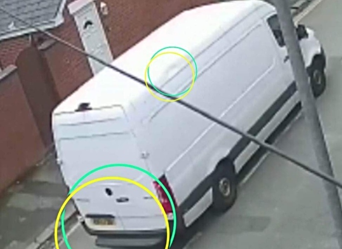 van traced linked to dog killed