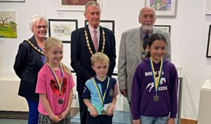 Nantwich winners of art and handwriting contest unveiled