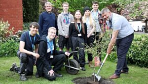 Reaseheath College tree planting marks Coronation