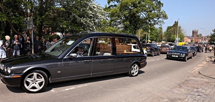 funeral car for Flash funeral