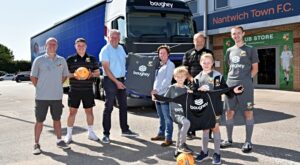 Nantwich Town teams up with local firm Boughey Distribution