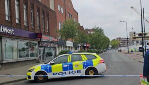 Man injured in Crewe town centre crane incident