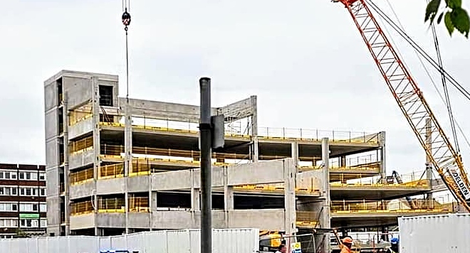 new multi-storey car park in Crewe