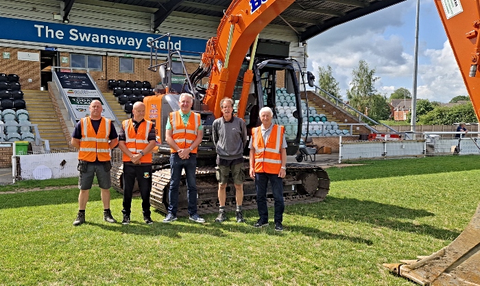 work starts on new 3G pitch for Nantwich Town