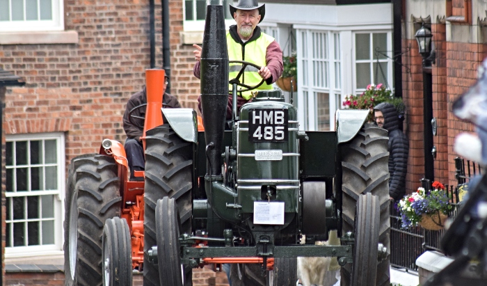 A Field Marshal tractor in the parade through Audlem (1)