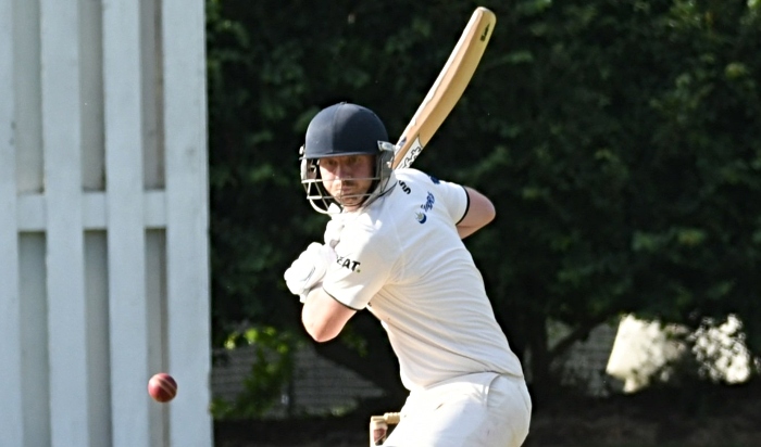 Chris Simpson in action for Nantwich CC