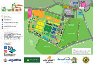 Nantwich Showground Map 2023