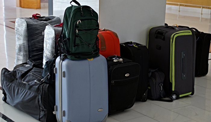 the suitcase luggage travel