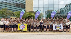 South Cheshire scouts in South Korea for World Jamboree