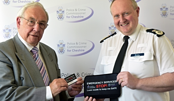 seatbelt covers - cheshire police