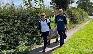 Long-distance sponsored walk for Nantwich disability football club