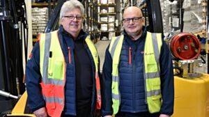 Two Boughey colleagues mark 40 years of service