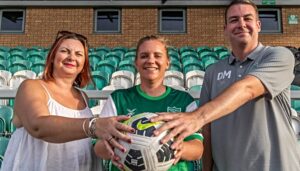PE teacher playing for Nantwich Town sponsored by charity boss