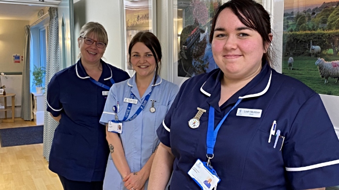 Nurses IPU - hospice shop closures volunteers