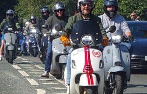 Scooter fans enjoy “Smell The 2 Stroke” event in Nantwich
