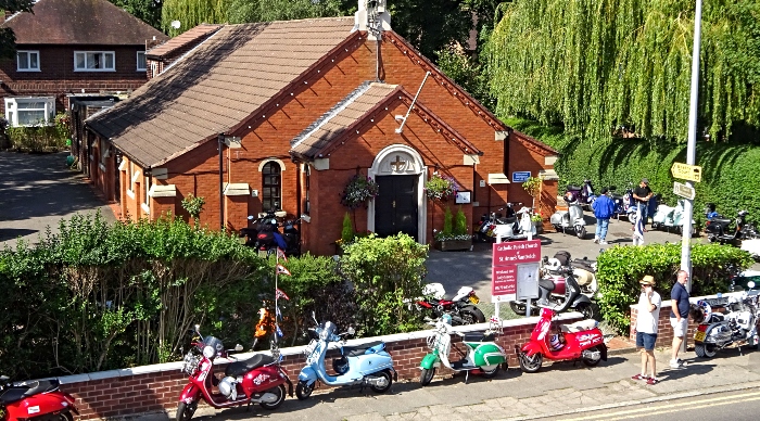 Scooters at St Anne's Nantwich (1)