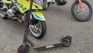 e-scooter - cheshire police image